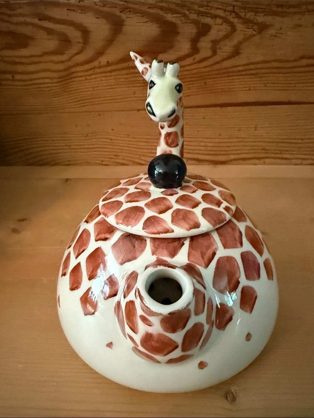 Ceramic Giraffe Tea Pot and 2 Mugs - Pier 1